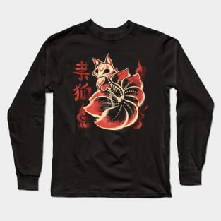 Ghost Kitsune Long Sleeve T-Shirt